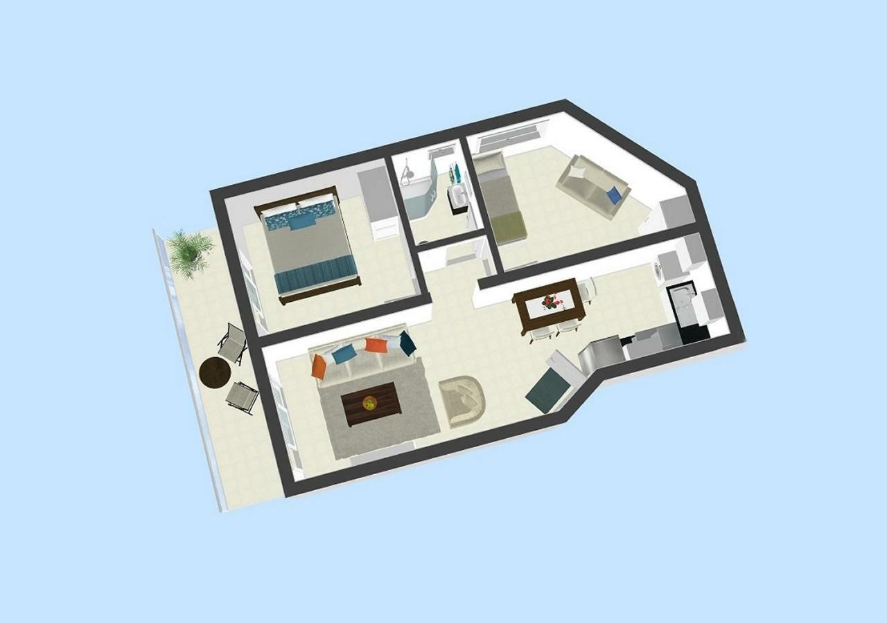 Lighthouse By The Sea Lovely 2Bdr Apartment Paphos Ngoại thất bức ảnh